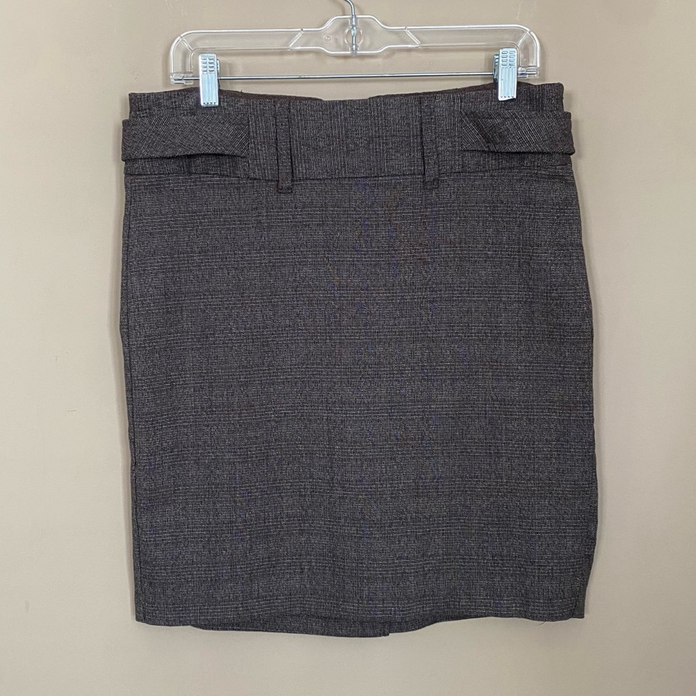HeartSoul Dark Brown Plaid Skirt